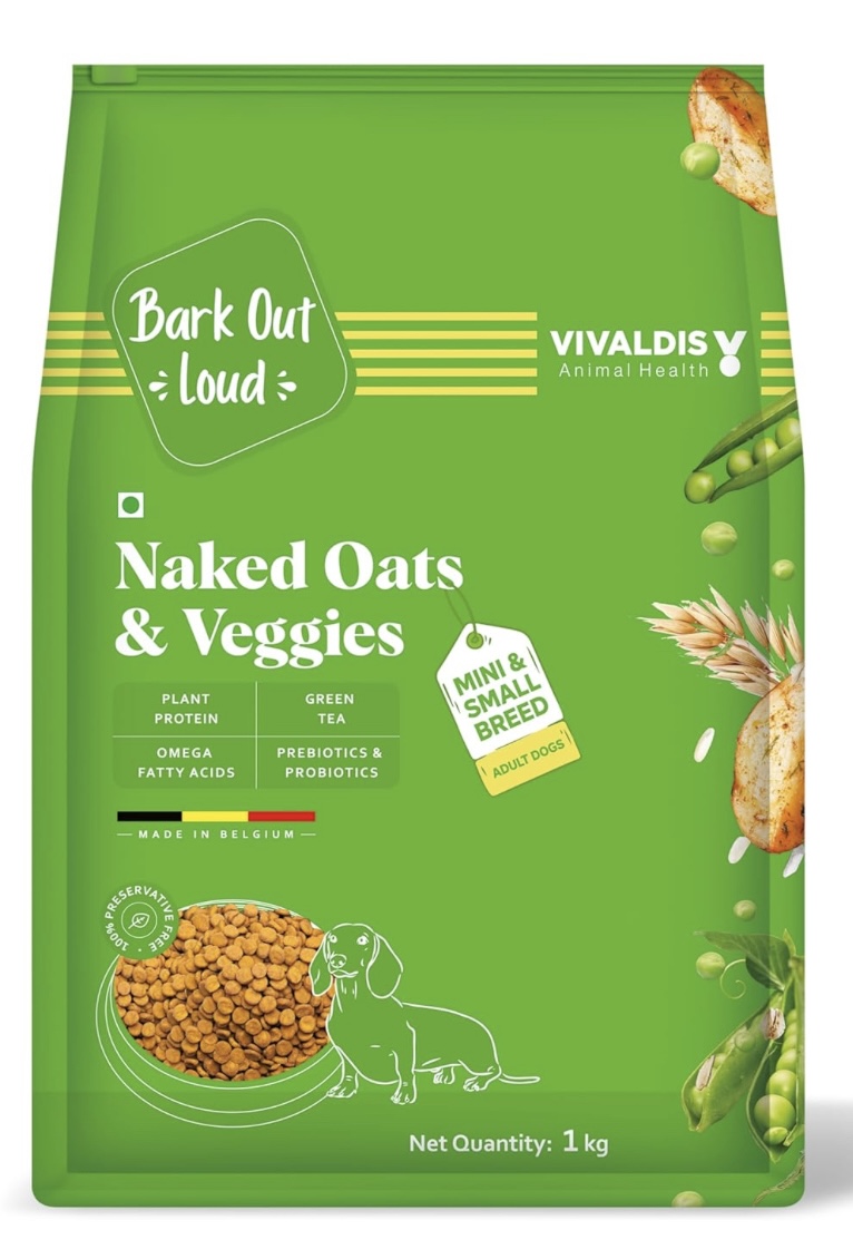 Bark Out Loud Vivaldis - Naked Oats & Veggies, Small Breeds