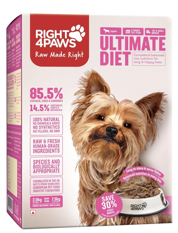 RIGHT4PAWS Dry Dog Food - Ultimate Diet - Toy & Small Breed & Puppy